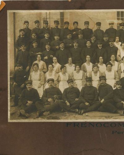 Frenocomio di S. Girolamo - Volterra - Personale Sanitario e Infermieri (1924) ©ManicomiodiVolterra.it
