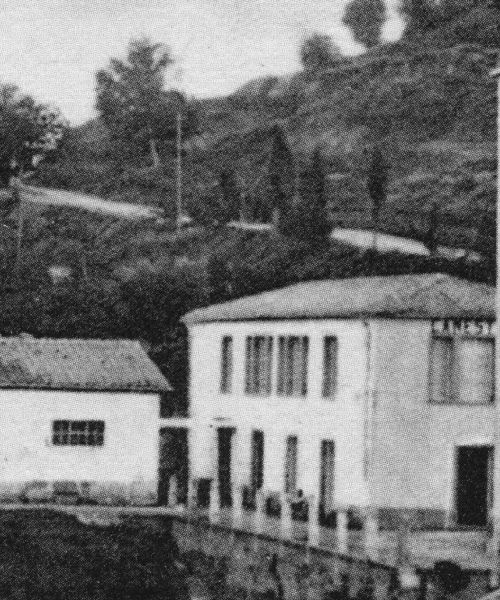 Manicomio di Volterra - Manicomio di Volterra Padiglione Canestrini ed il silos, sullo sfondo il padiglione Darwin