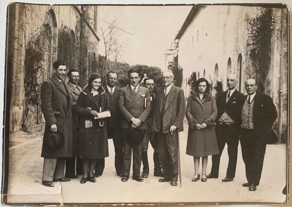 Con dr Max D'Ayala governo uruguaiano e scabia aprile 1931 ©FamigliaMazzei