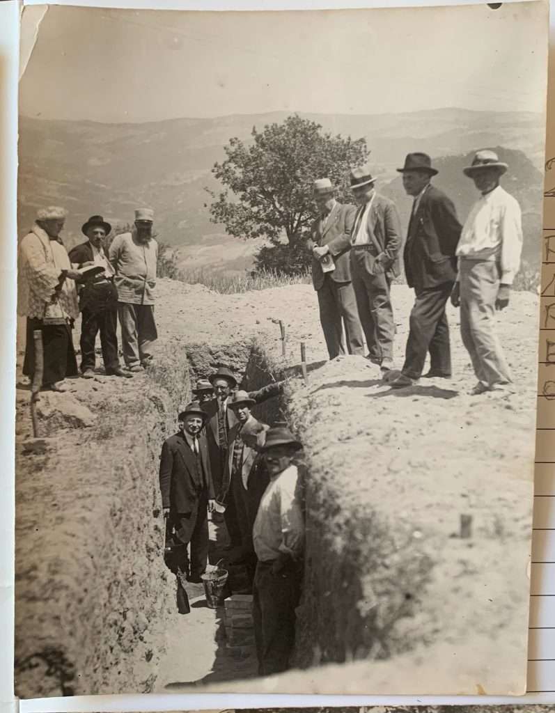 Posa della prima pietra del padiglione Ferri al Poggio alle Croci 24 luglio 1931 ©FamigliaMazzei