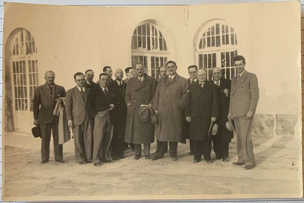 Visita della commissione di vigilanza di Roma 3 Aprile 1936 sul piazzale Ferri©FamigliaMazzei
