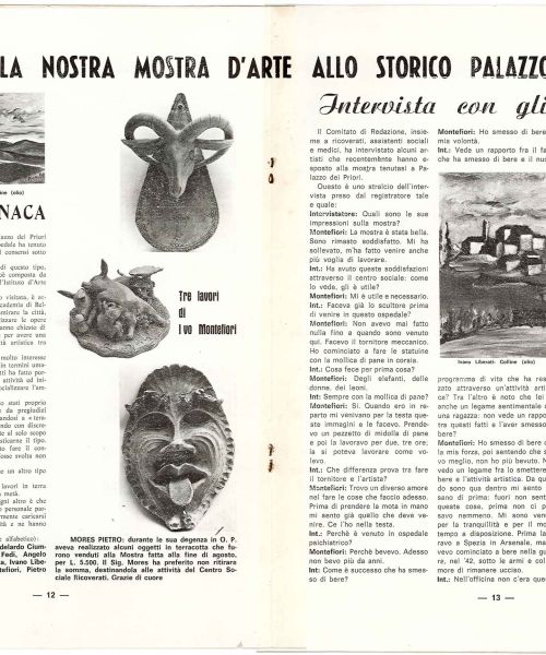 Manicomio di Volterra - Manicomio di Volterra Successo della nostra mostra d'arte allo storico Palazzo dei Priori