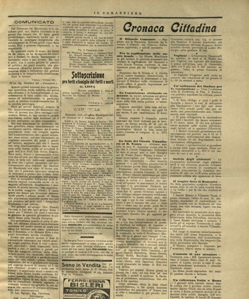 Manicomio di Volterra - Manicomio di Volterra Comunicato