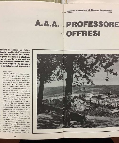 Manicomio di Volterra - Manicomio di Volterra AAA Professore offresi