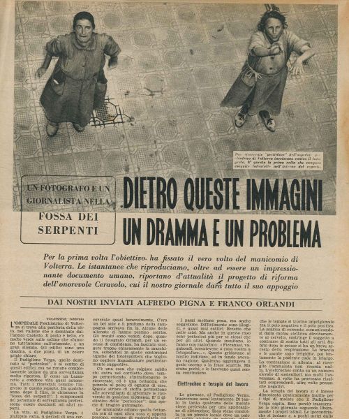 Manicomio di Volterra - Manicomio di Volterra Dietro queste immagini un dramma e un problema (1955)