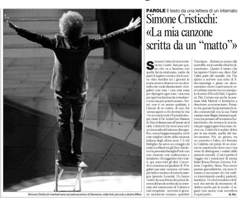 Simone Cristicchi: La mia canzone scritta da un matto (2007) - Manicomio di Volterra Simone Cristicchi: La mia canzone scritta da un matto (2007)